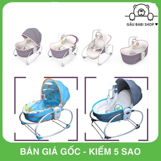 [CHỈ BÁN SỈ] Nôi rung 5 in 1 Mastela KÈM MÀN CHỐNG MUỖI