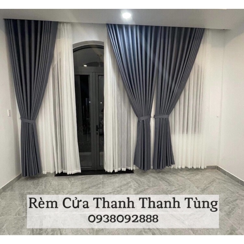 Rèm Cửa, Màn Cửa Gấm Mịn Chống Nắng, Cản Sáng Chất Lượng Cao - May Theo Yêu Cầu