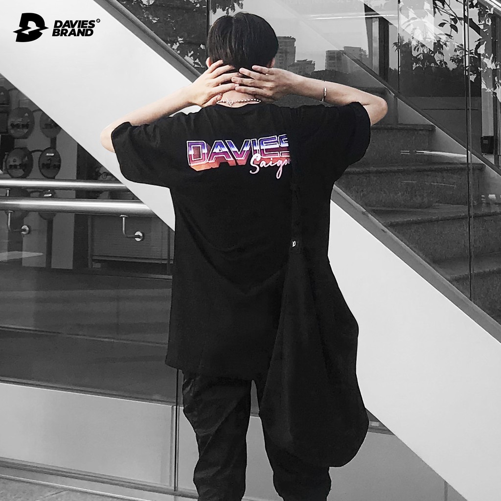Áo thun tay lỡ form rộng DAVIES Saigon - Tee local brand DAVIES.