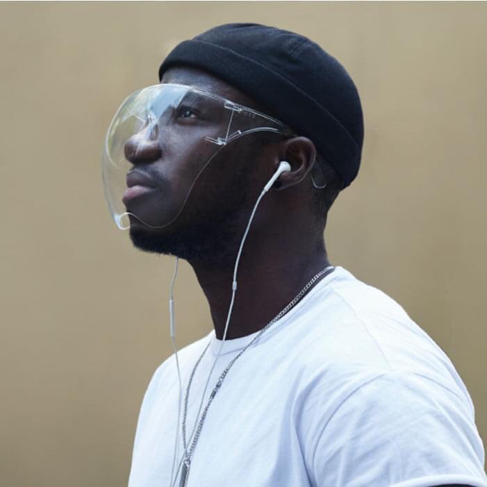 Kính che mặt chống giọt bắn nhựa cao cấp, an toàn, dễ sử dụng - khẩu trang nhựa - màn chắn thời trang