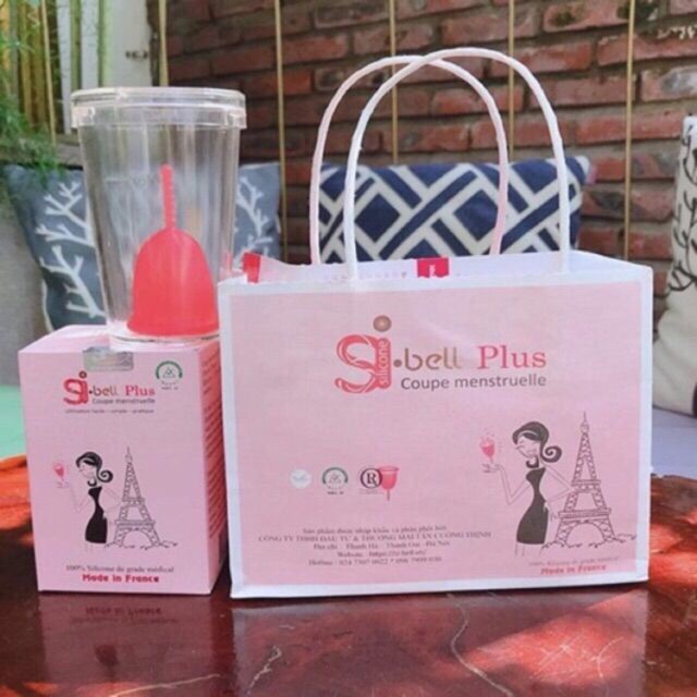 Cốc nguyệt san Sibell Plus hàng công ty Tân Cường Thịnh nhập khẩu chính hãng