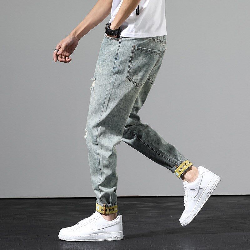 Quần short jeans AOKANG thời trang cá tính cho nam