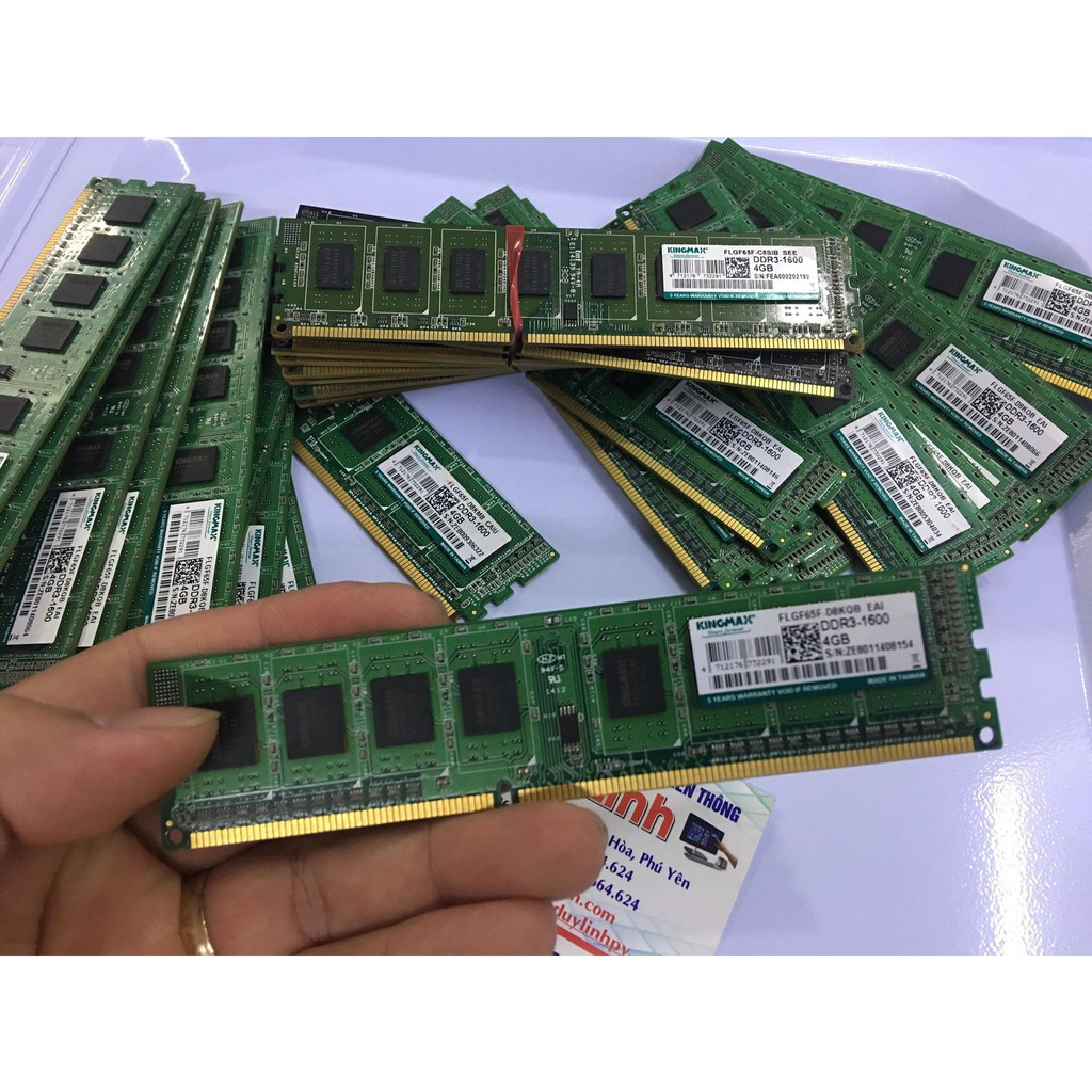 Ram DDR3 4G kingmax/1333,1600 đẹp 95