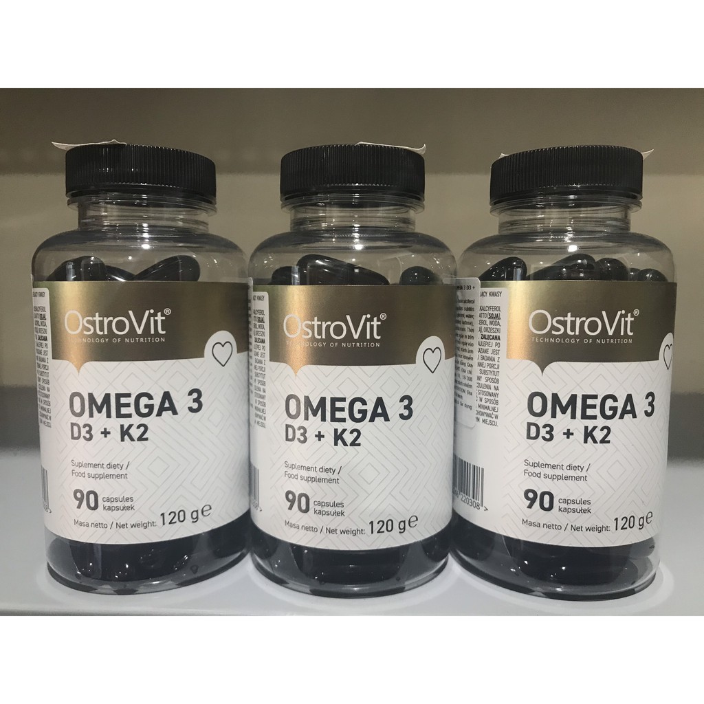 VIên Uống Hỗ Trợ Chức Năng Mắt Và Xương Khớp Omega3 D3 + K2 90 Viên - Từ Châu Âu | Thế Giới Skin Care