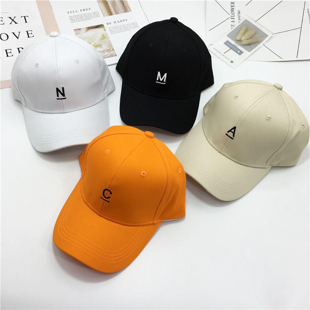 Mũ Lưỡi Trai Thêu Chữ Phong Cách Hàn Quốc Cho Cặp Đôi