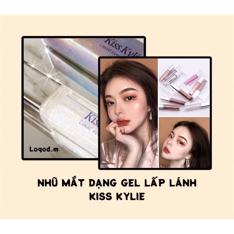 🎀SĂN SALE🎀Nhũ Mắt Dạng Gel Lấp Lánh Kiss Kylie - Logod.m