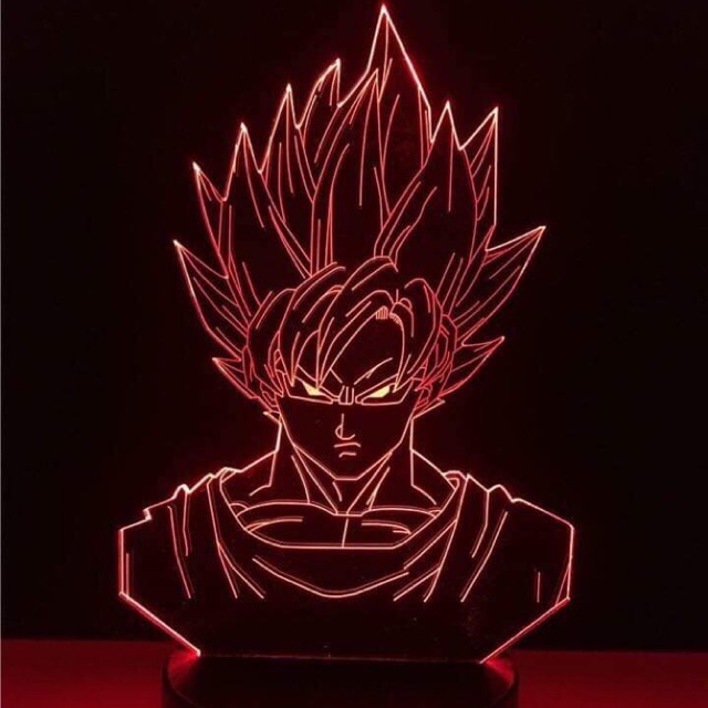 Đèn led 3D songoku