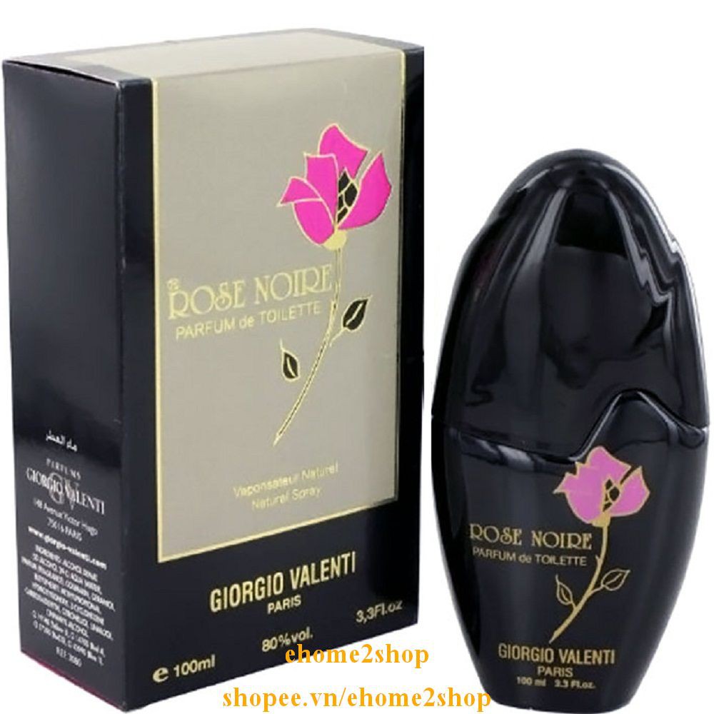 Nước hoa nữ 100ml Rose Noire Giorgio Valenti shopee.vn/ehome2shop.