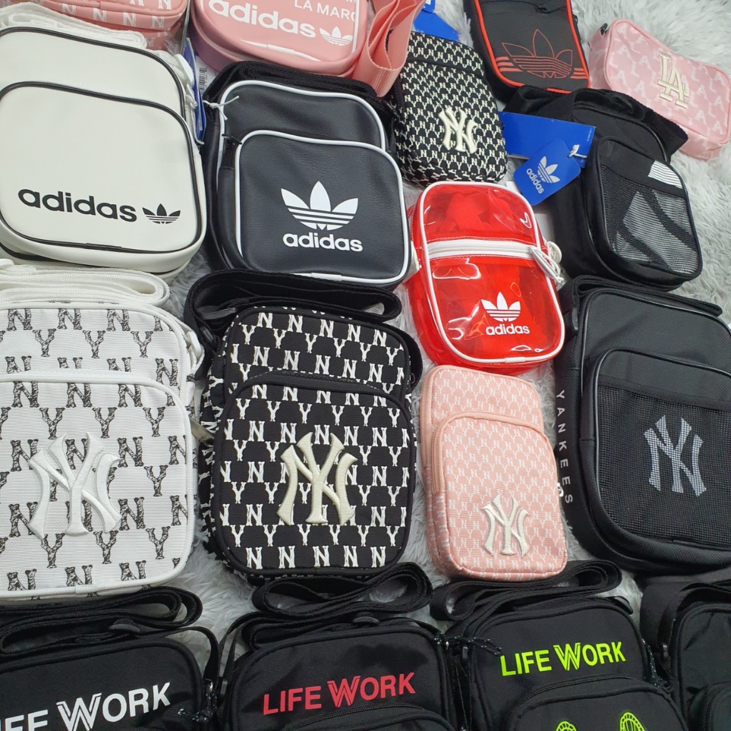 Túi đeo chéo Mlb Ny,Adidas,Lifework  Backpack Full Tag Code