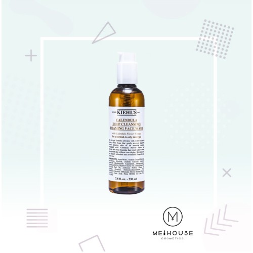 Sữa rửa mặt Kiehl’s hoa cúc Calendula Deep Cleansing Foaming Face Wash 250ml