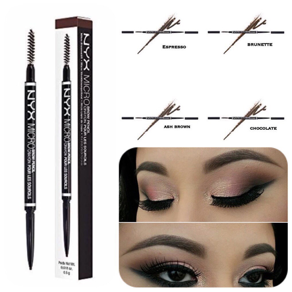 Chì Kẻ Mày Siêu Mảnh NYX Micro Brow Pencil - 0.09g