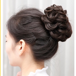 Tóc Giả Búi Cột Cao Đỉnh Đầu