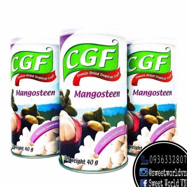 Măng cụt sấy CGF (40g) - Thái Lan