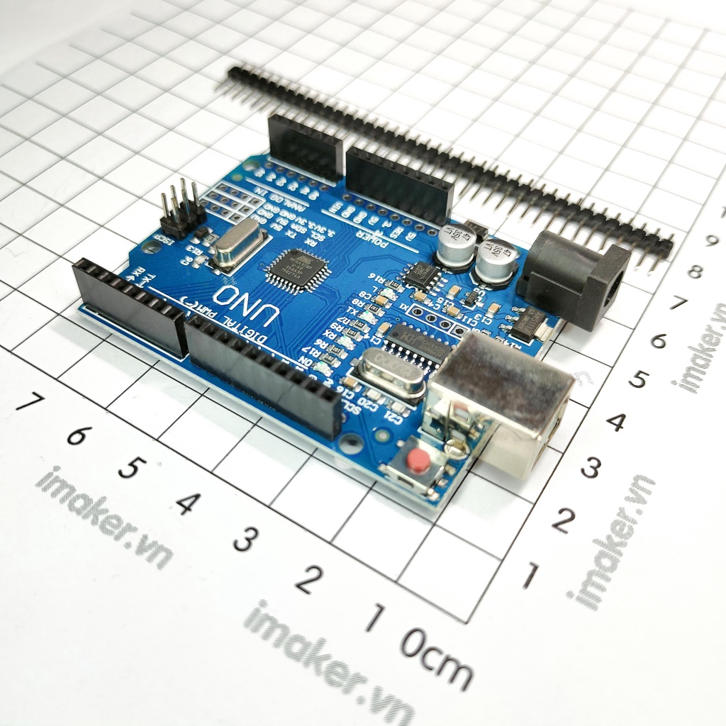 Arduino Uno R3 ATmega328P CH340 (SMD - Chip Dán) - Có Tặng Kèm Cáp