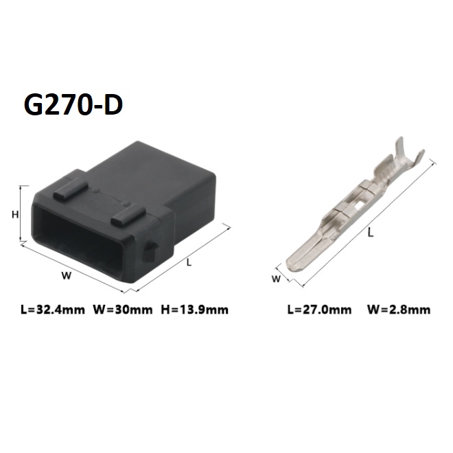 G270-Giắc cắm mopin, cảm biến oxy 4 lỗ 3.5mm