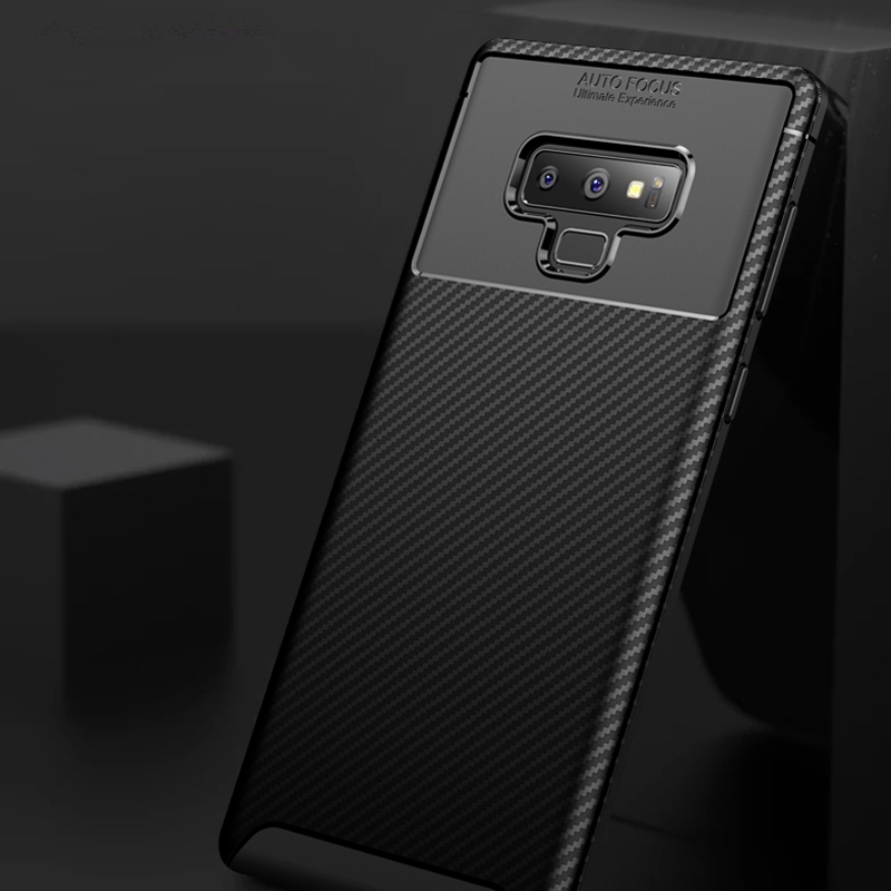Ốp lưng cao su cợi carbon cho Samsung Galaxy Note 9