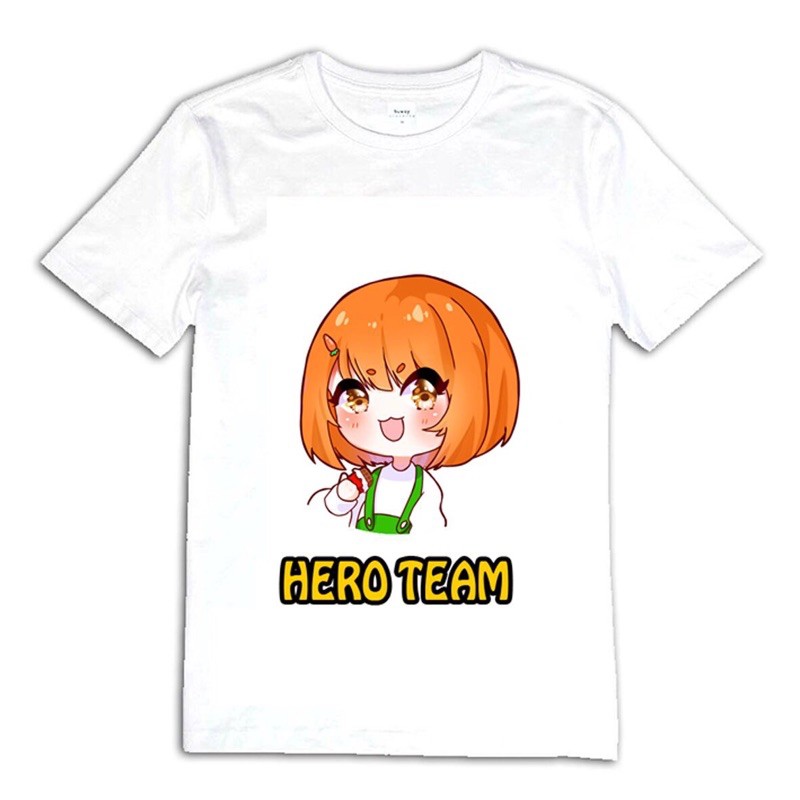 áo cộc tay in hình kamui hero team/ Áo kamui