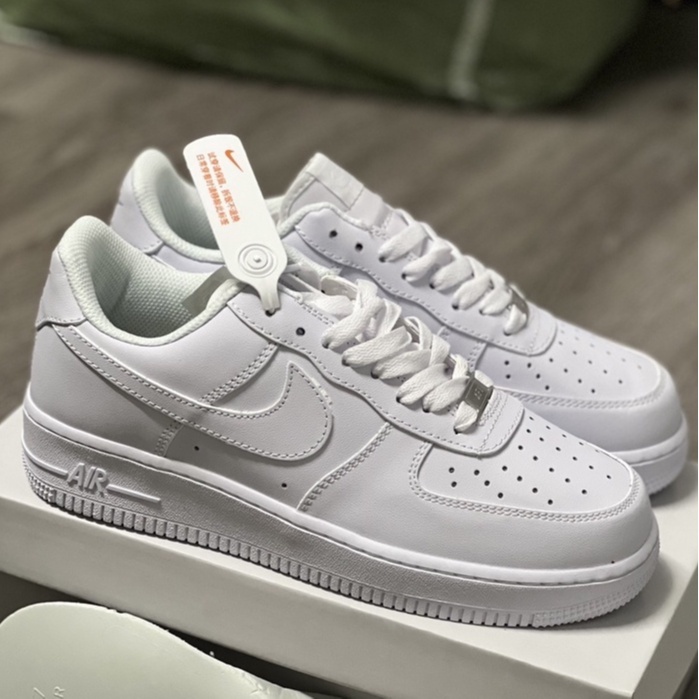 Giày Nam Nữ Đẹp Giá Rẻ, Giày Nike Air Force 1 Cổ Thấp AF1 Trắng Đi Học Đi Chơi Thời Trang