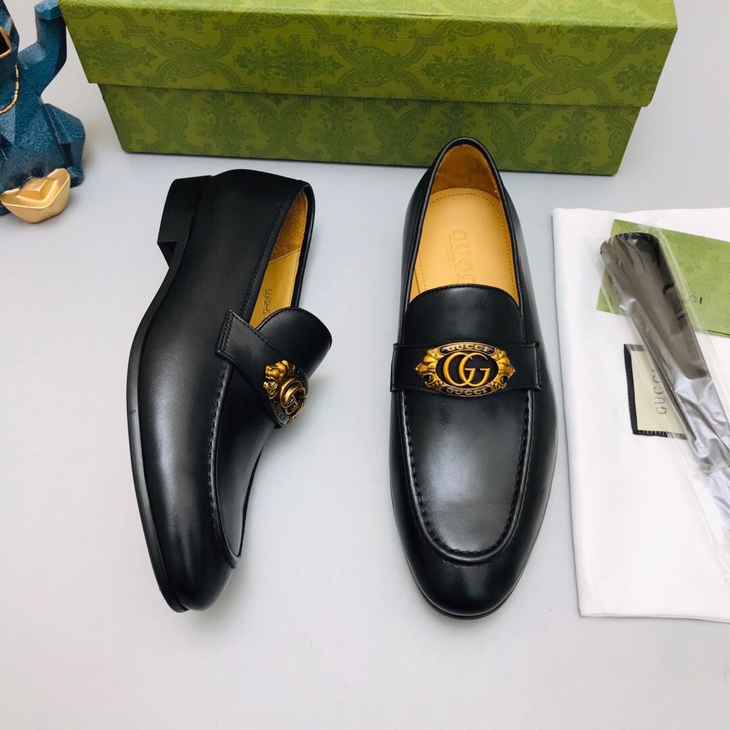 Giày Loafer ☀ FULLBOX BILL TÚI ☀ Gucci tag đồng fullbox [ Dota ]