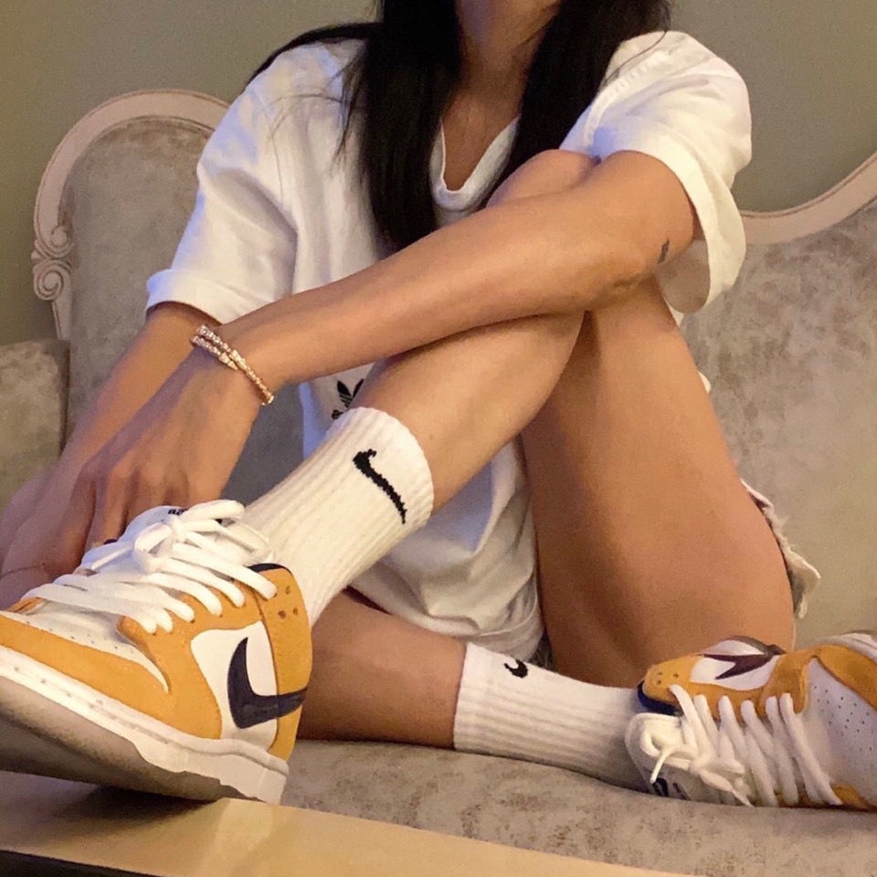 Set 3 đôi vớ thể thao tùy chọn kích thước và màu sắc phong cách Hàn Quốc