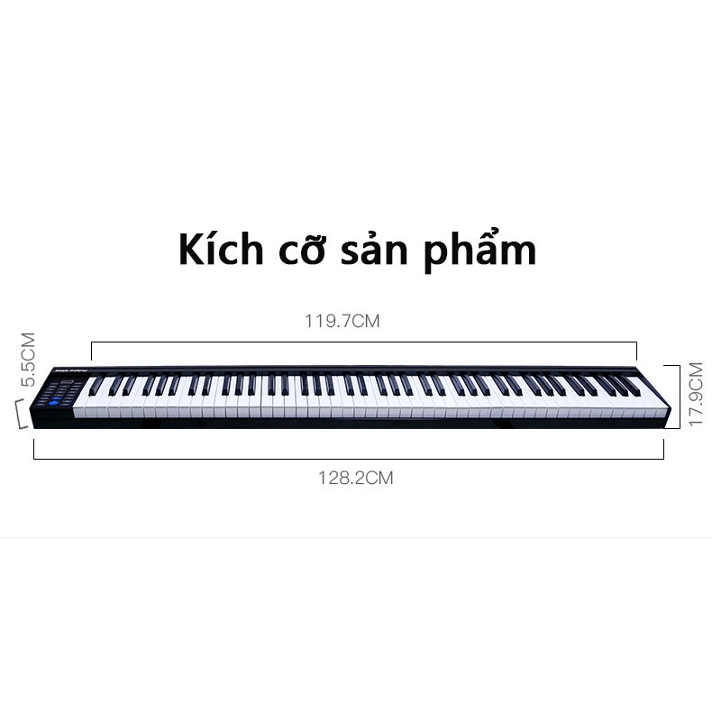 [ Hàng Chính Hãng ] Đàn PIANO điện tử 88 phím kết nối blutool, đàn organ,đàn MiDi