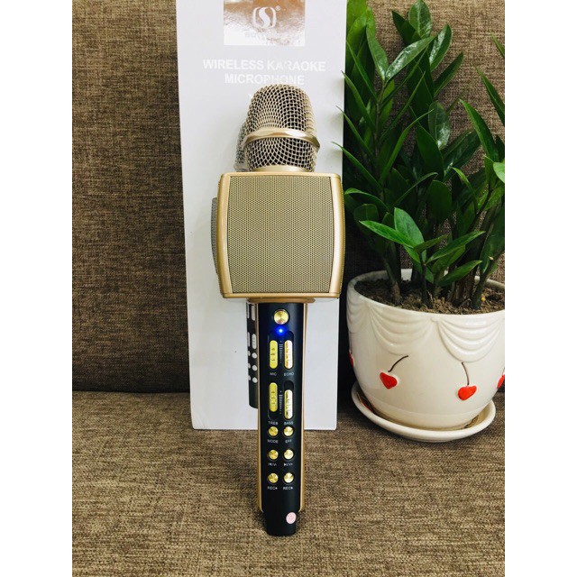 Micro karaoke bluetooth YS 95/YS 92/ YS 91 Mic hát kraoke không dây bluetooth karaoke - Âm thanh cực chất-BH: 06 tháng