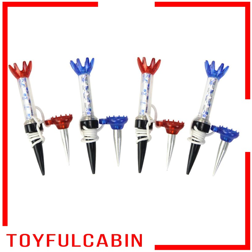 Set 4 Tee Golf Từ Tính Có Thể Điều Chỉnh Độ Cao 70mm &amp; 80mm