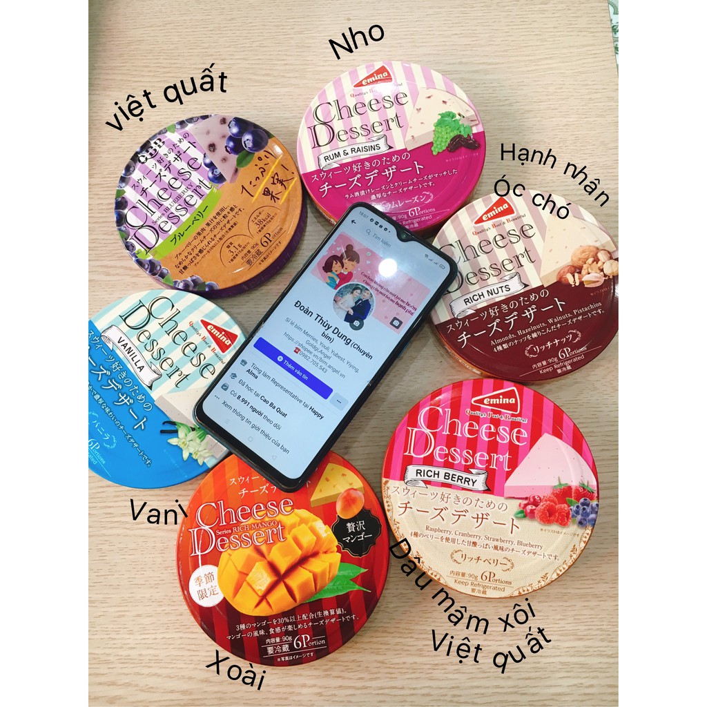Phô mai QBB hộp 6 miếng 90gr nội địa Nhật date mới 2021