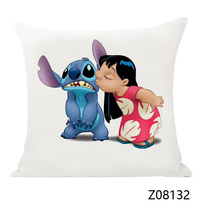 Vỏ Gối In Hình Nhân Vật Stitch Đáng Yêu