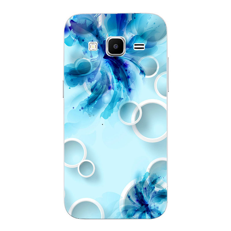 Ốp điện thoại mềm in họa tiết cẩm thạch hoa cho Samsung Galaxy Core Prime G360 G360F G360H G361 G361F G361H