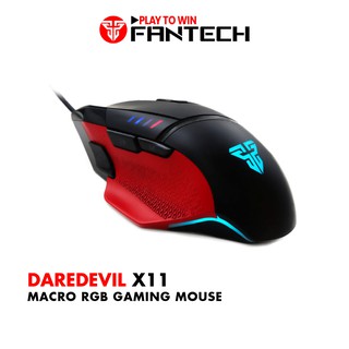 Mua Chuột Gaming Có Dây Fantech X11 DAREDEVIL 8000DPI LED RGB 16 8 Triệu Màu 8 Phím Macro - Hãng Phân Phối Chính Thức