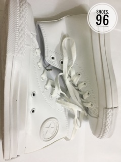 |Ảnh thật| Converse Rubber White High 