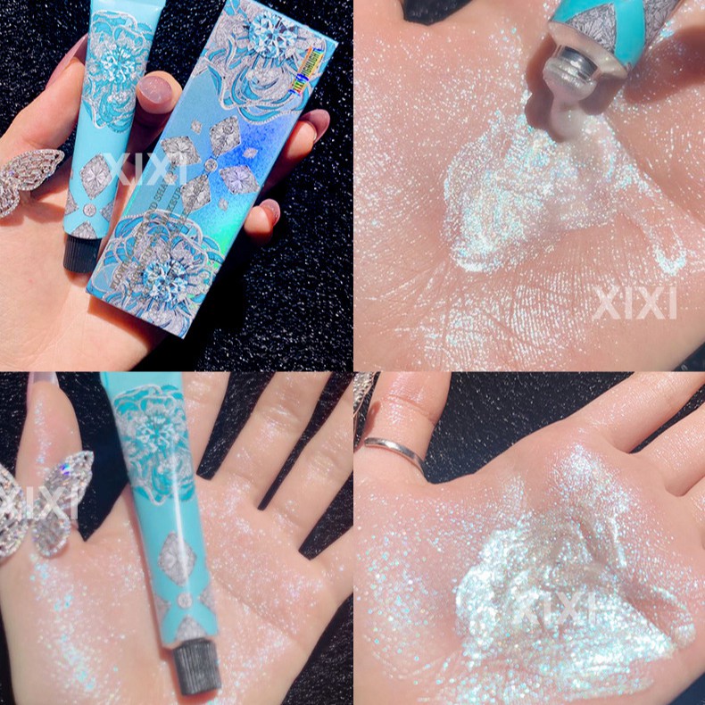 Nhũ nước bắt sáng mặt trang điểm mắt lấp lánh Xixi Butterfly Senabeauty