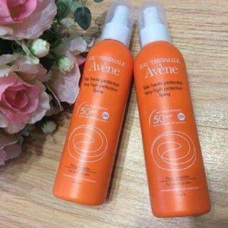 Xịt chống nắng spf50