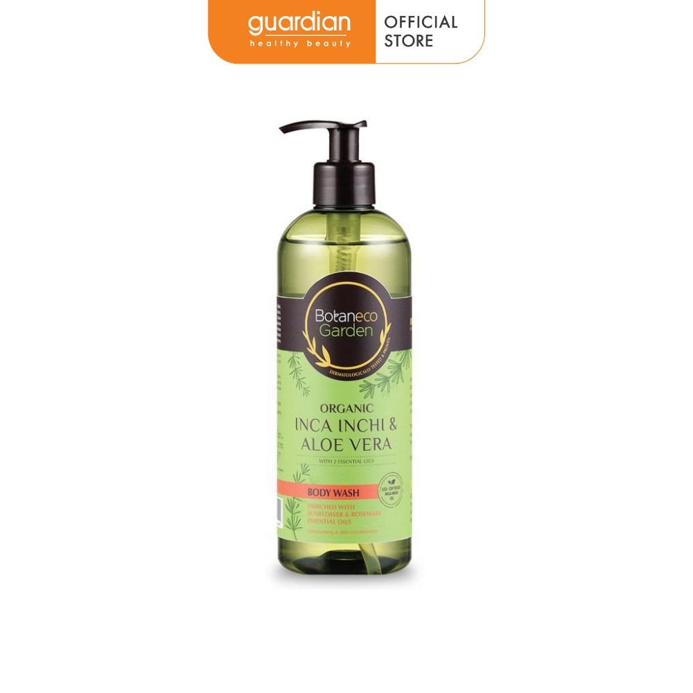 Sữa tắm Botaneco Garden Inca Inchi chiết xuất Hoa Hướng Dương và cây Hương Thảo 500ml