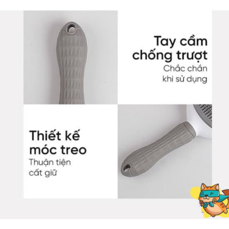 LƯỢC CHẢI LÔNG CHO CHÓ MÈO CHÍNH HÃNG SIÊU TIỆN LỢi
