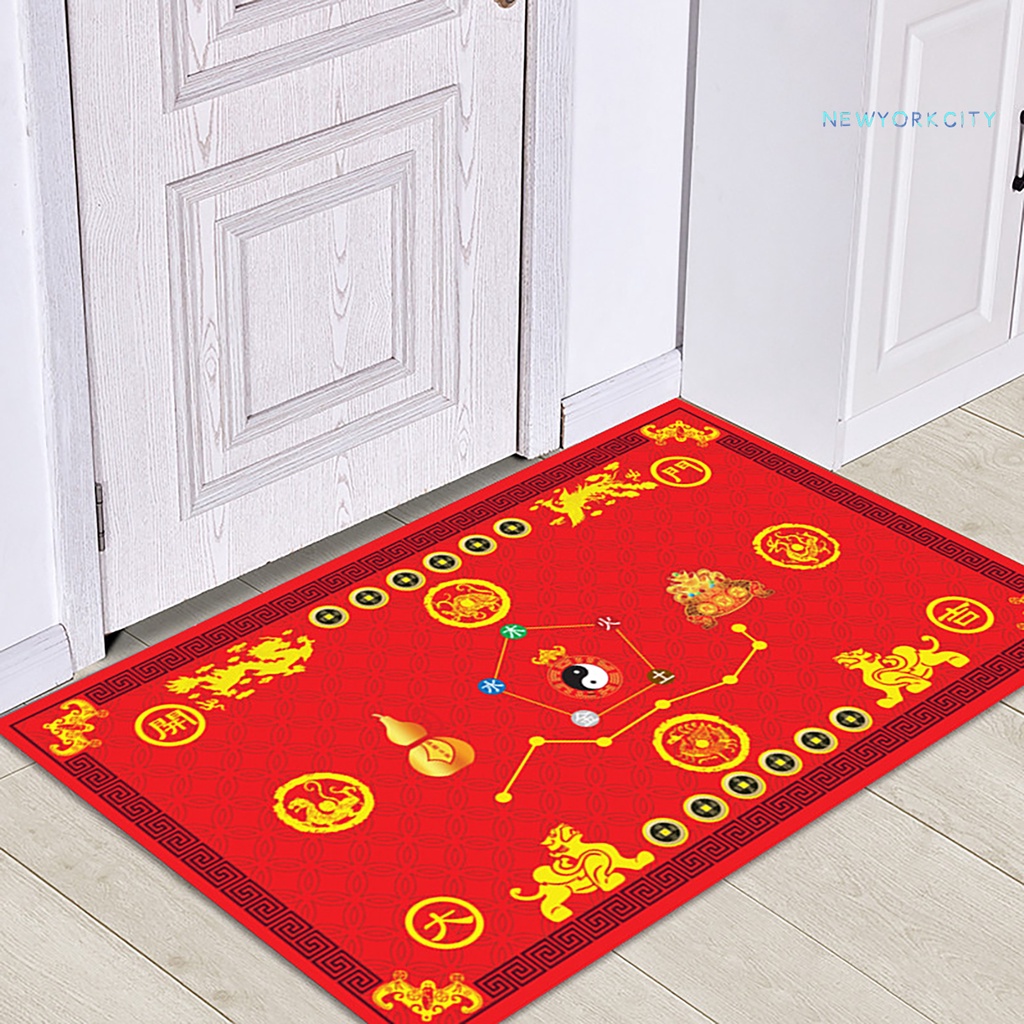 Thảm Chùi Chân Chống Trượt Phong Thủy Truyền Thống