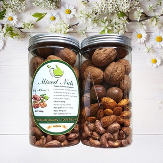 Mixed Nuts 2 - Mix 4 loại hạt dinh dưỡng cao cấp (500Gr)