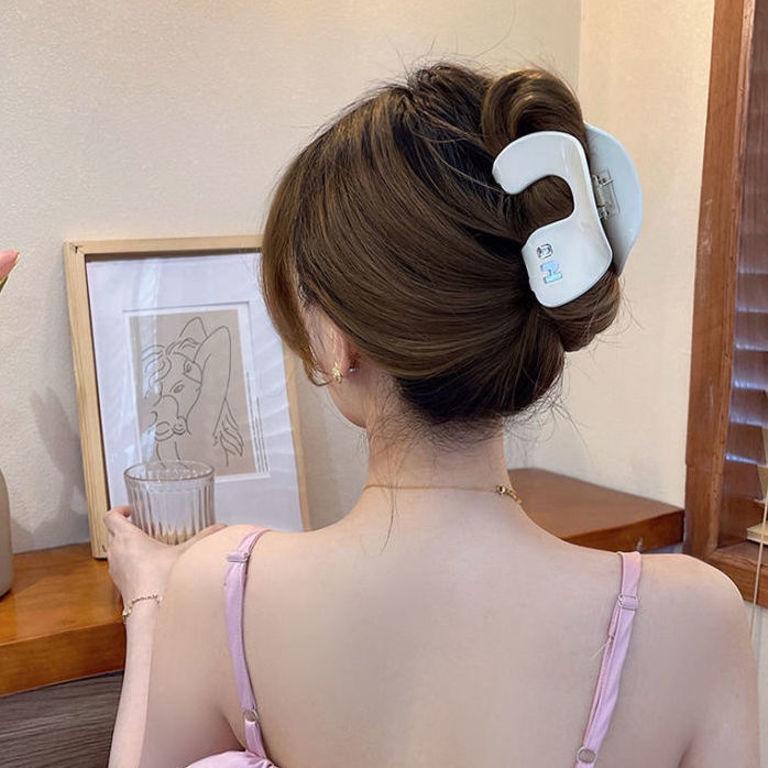 Kẹp Tóc Màu Sắc Cà Phê / Xanh Lá Phong Cách Hàn Quốc Xinh Xắn