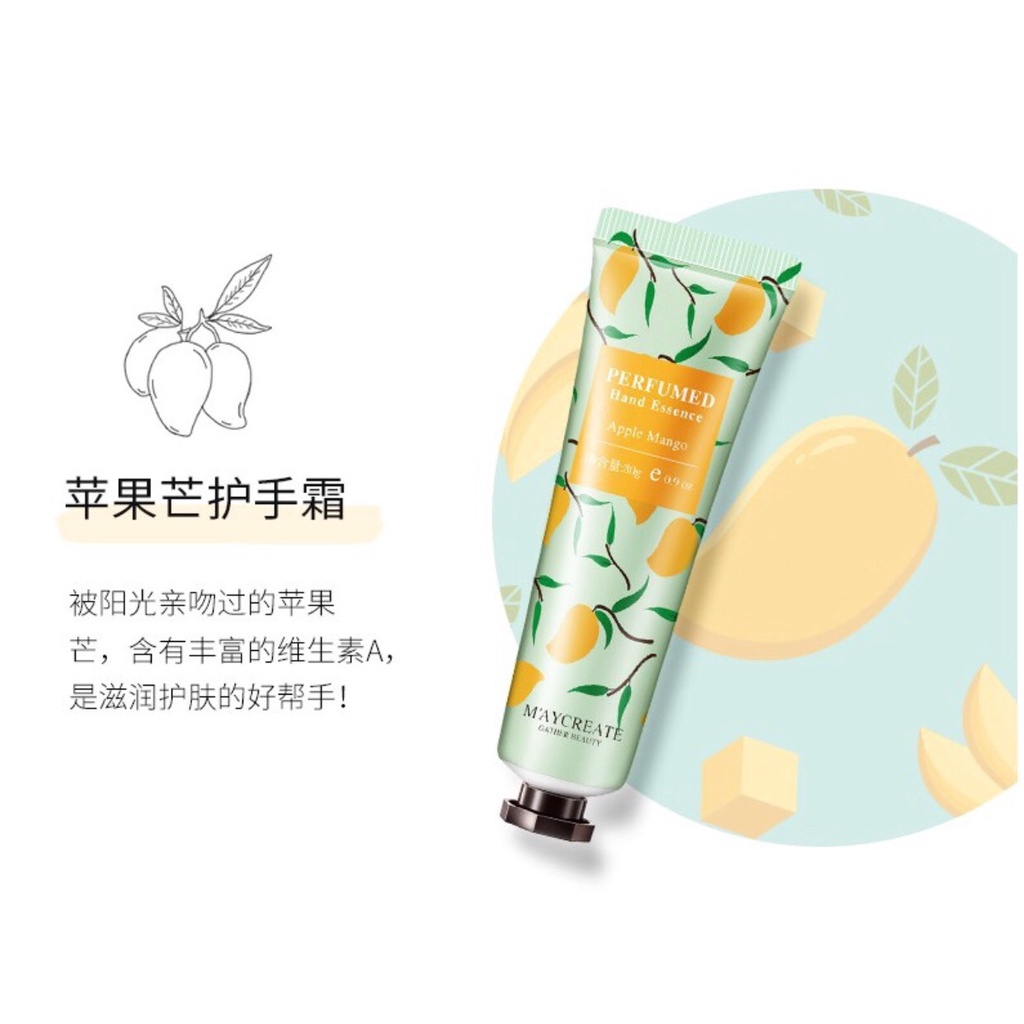 Kem dưỡng da tay giảm khô nẻ, bong tróc da khi thời tiết hanh khô, giúp da mềm mại, mùi hương nhẹ