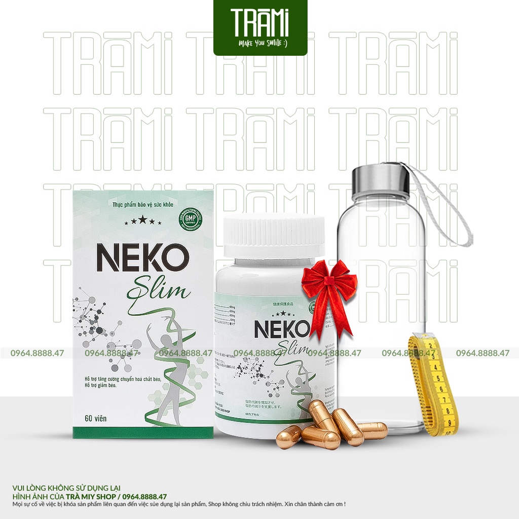 Viên Uống Neko Slim Hỗ Trợ Giảm Cân Hiệu Quả Cho Dáng Đẹp Eo Thon 60 Viên.