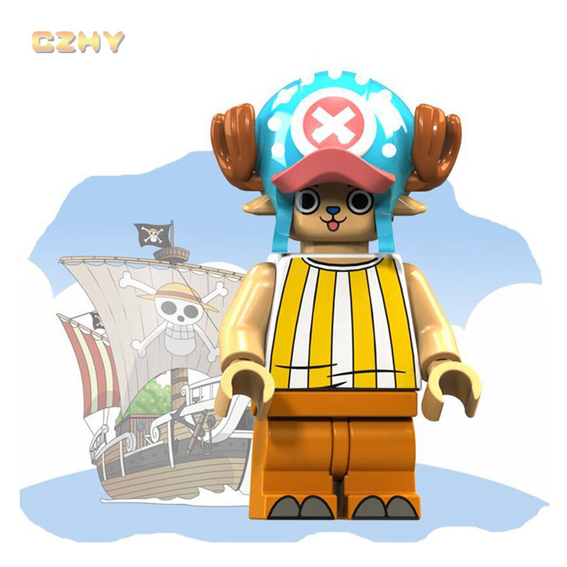 Đồ chơi ghép hình Lego nhân vật Luffy Tony Chopper Nami Nico Zoro Xp235