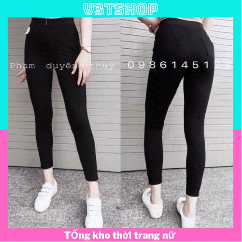 [GIÁ SẬP SÀN] quần legging hàn, quần legging dài  ( ảnh thật )
