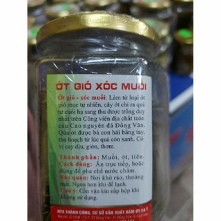 Ớt gió xóc muối Nho Quế 100gram - Thơm dịu, ngon, cay nồng