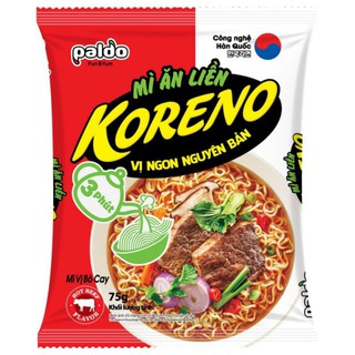 mì ăn liền koreno thùng 36 gói
