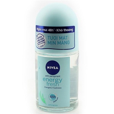 Lăn Khử Mùi Nivea Tươi Mát Mịn Màng Energy Fresh 50ml