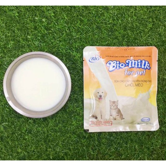 Sữa bột cho chó mèo cao cấp Bio Milk 100g-Sữa bột dinh dưỡng cho thú cưng sơ sinh bổ sung Vitamin, Đạm, Béo và Khoáng