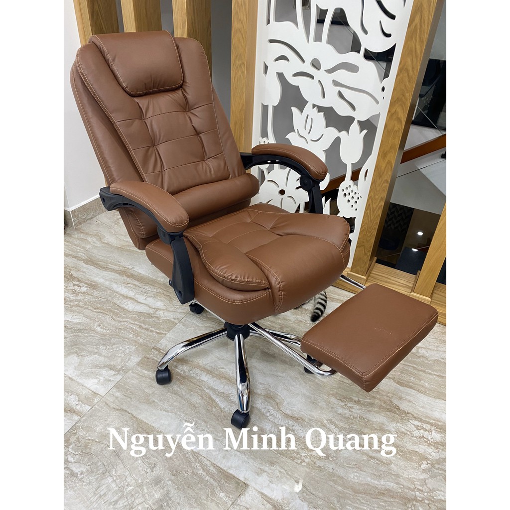 GHẾ DA PU CAO CẤP MASSAGE XOAY VĂN PHÒNG CÓ GÁC CHÂN | BigBuy360 - bigbuy360.vn