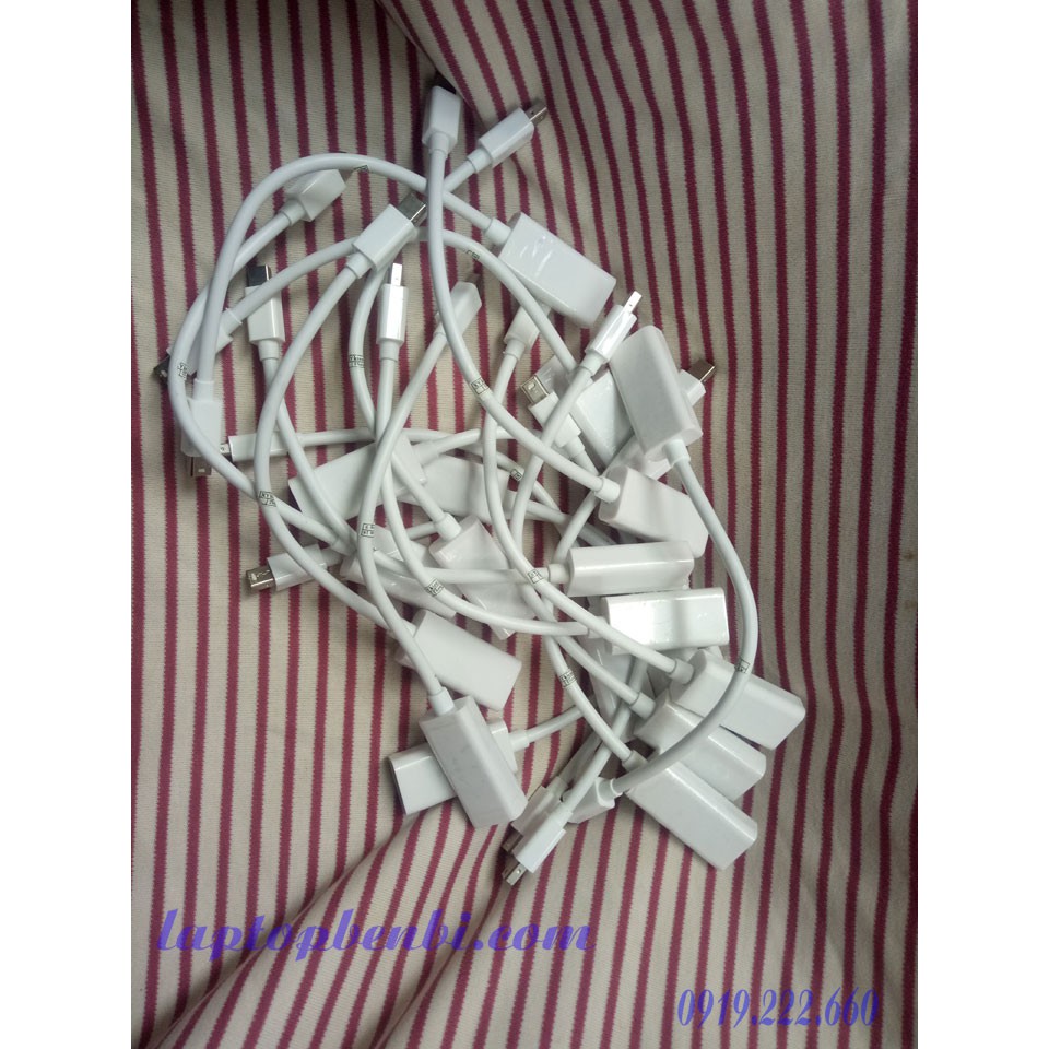 Cáp Mini Displayport To HDMI dùng để xuất hình ảnh từ laptop ra tivi