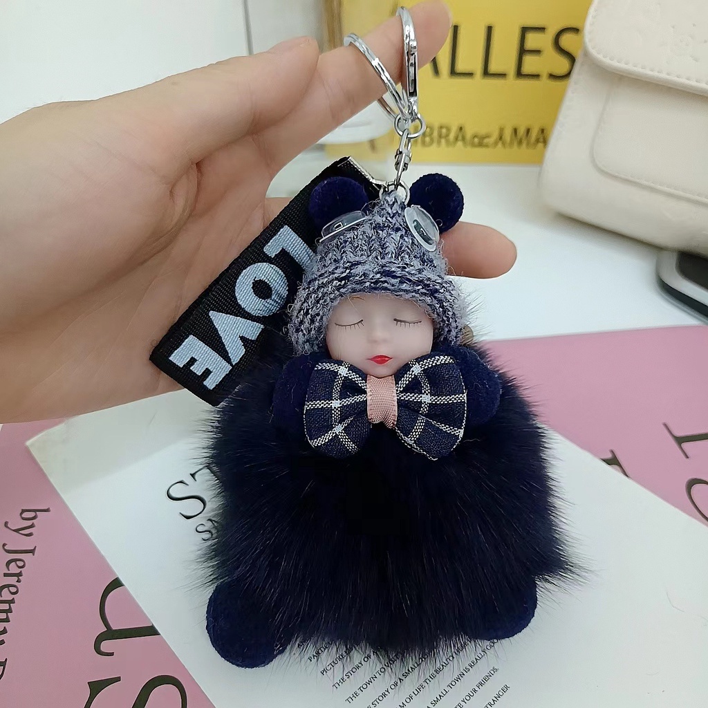 [LOẠI 1] Móc khóa búp bê siêu xinh làm charm phụ kiện túi xách, ba lô hay quà tặng cực yêu, siêu rẻ